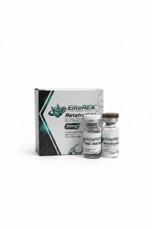EliteREX Retatrutide Box & Vials Premium Shot