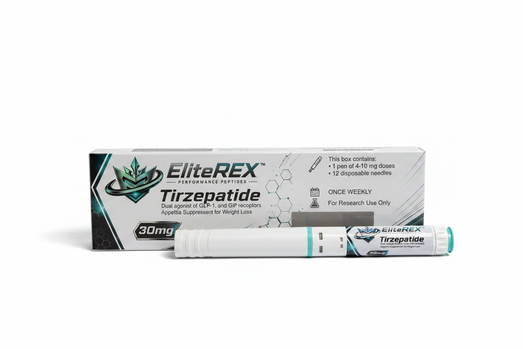 EliteREX Tirzepatide Box & Pen Premium Shot